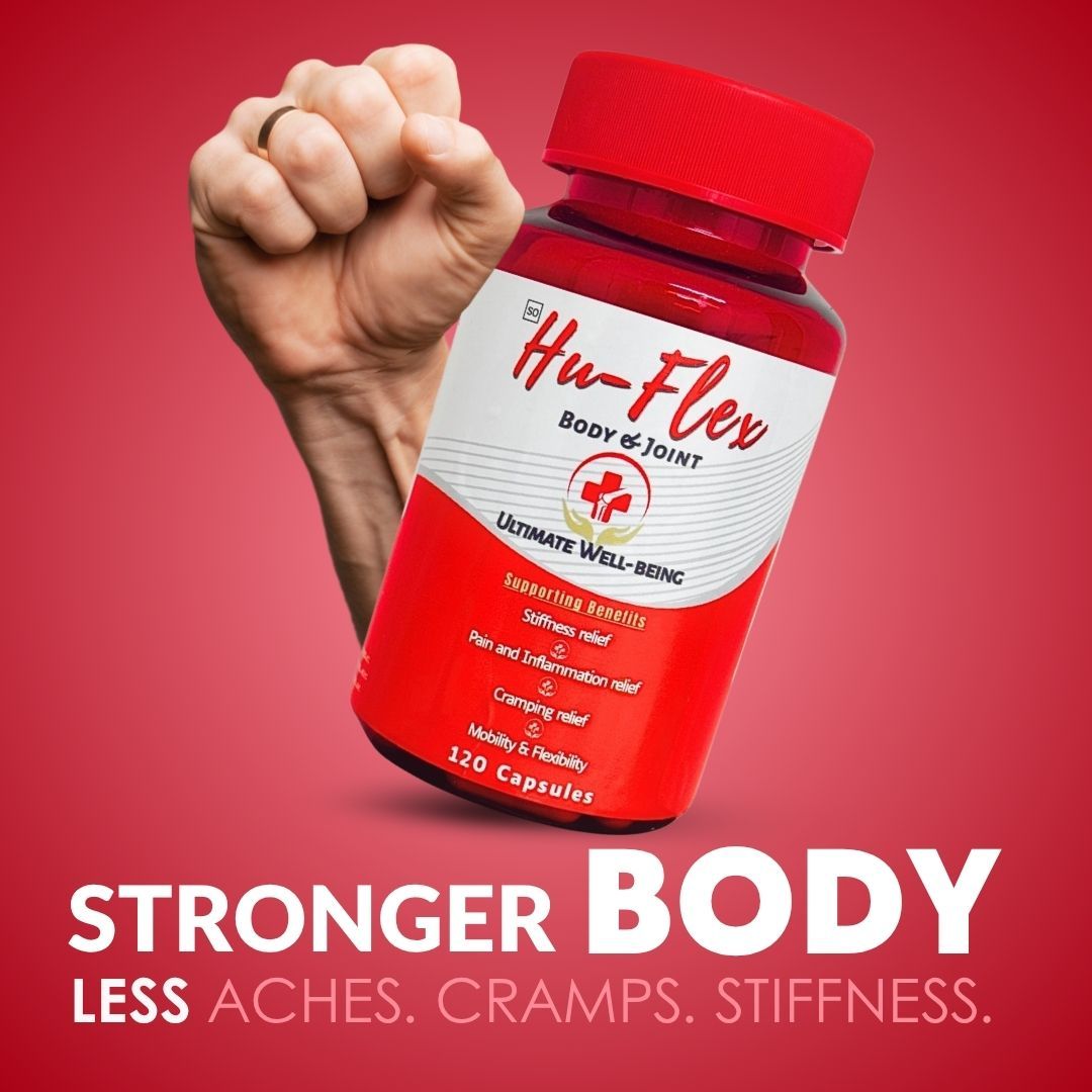 HuFlex Natural Muscle, Joint, Inflammation & Pain