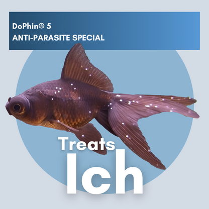 DoPhin® #5 Aquarium Anti-Parasite Treatment - Broad-Spectrum Formula 200ml