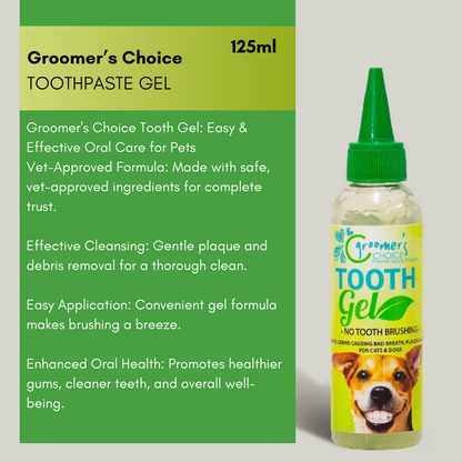 Groomer's Choice Pet Tooth Gel 125ml