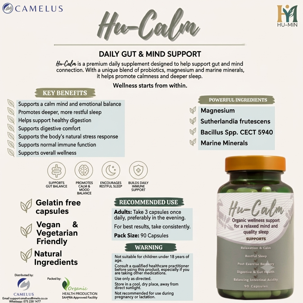 HuCalm Daily Gut & Mind Support