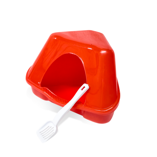 Small Pet Corner Toilet with Cover & Sifter