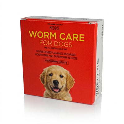 Deworming For Dogs  | Care Free Pets WORM CARE | Treats Ascarids, Hookworm, Tapeworm